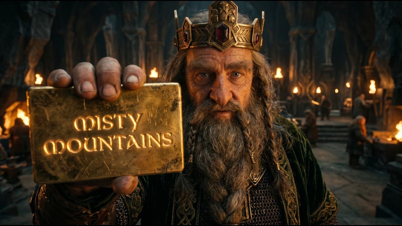 Far Over The Misty Mountains Cold | Epic Dwarven Song | The Hobbit #lordoftherings #fantasy