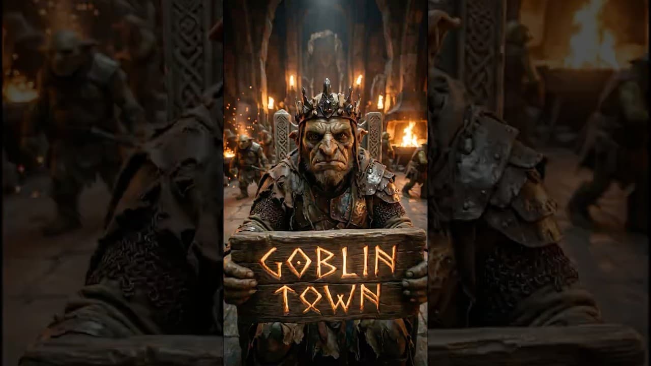 Down to Goblin Town | The Hobbit Goblin Song Reimagined #lordoftherings #fantasy
